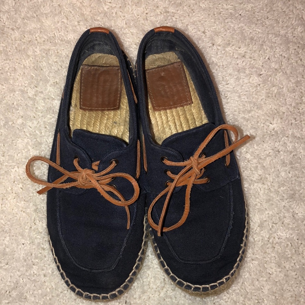 Tory Burch espadrille boat shoes